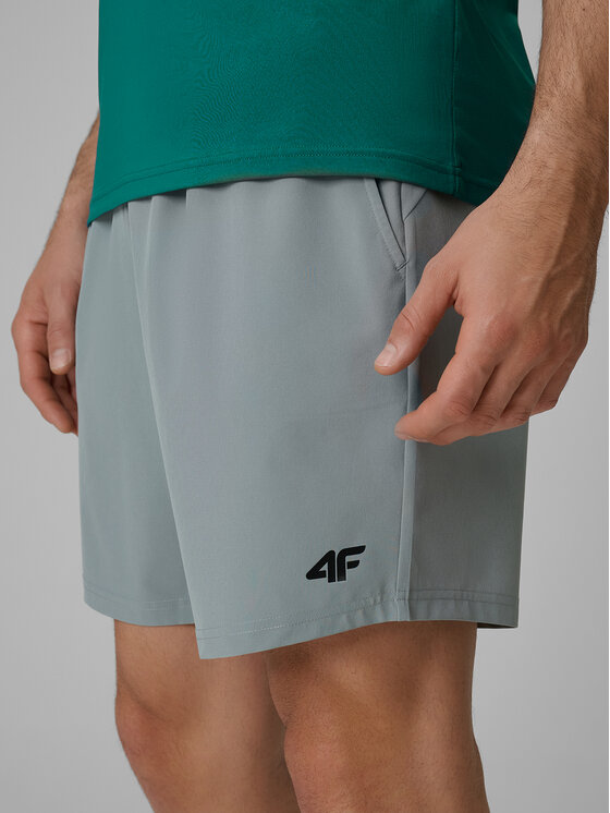 4F 4F Szorty sportowe NO LIMITS Szary Regular Fit