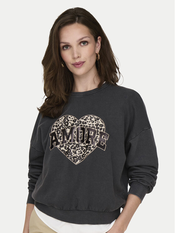ONLY ONLY Džemperis Lauren 15339833 Pilka Regular Fit