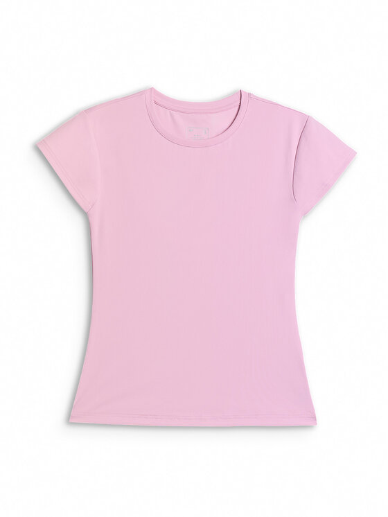4F 4F T-Shirt COMMERCIAL Różowy jasny Slim Fit