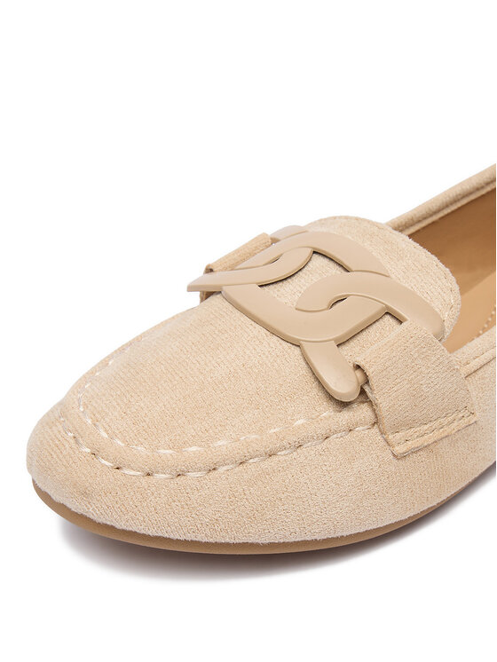 DeeZee DeeZee Mokasyny LE601-41 Beżowy