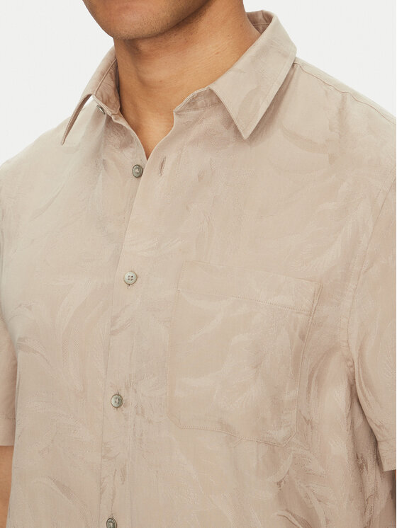 Guess Guess Πουκάμισο M5GH26 WH7V2 Μπεζ Regular Fit