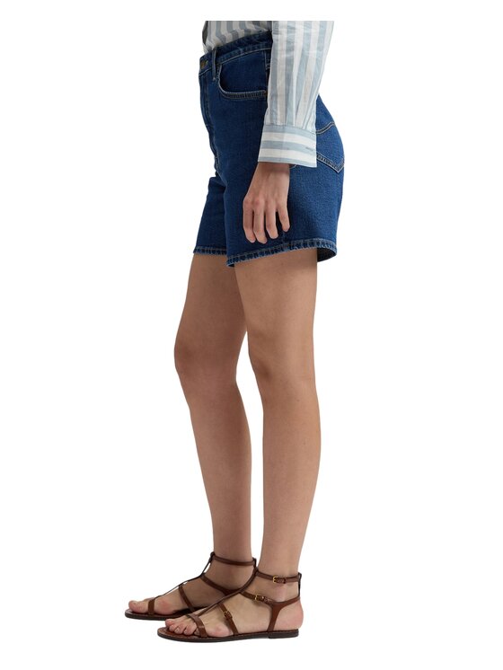 Lee Lee Szorty jeansowe Stella Short Niebieski Relaxed Fit