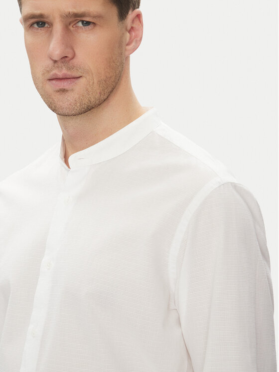 BOSS BOSS Camicia H-Joe-Standup-252 50539209 Bianco Regular Fit