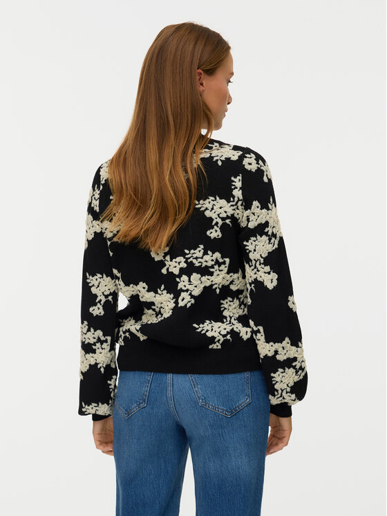 Vero Moda Vero Moda Sweter Nancy 10333561 Czarny Regular Fit