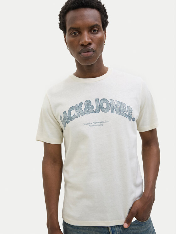 Jack&Jones Jack&Jones T-shirt Almeria 12276962 Bež Regular Fit