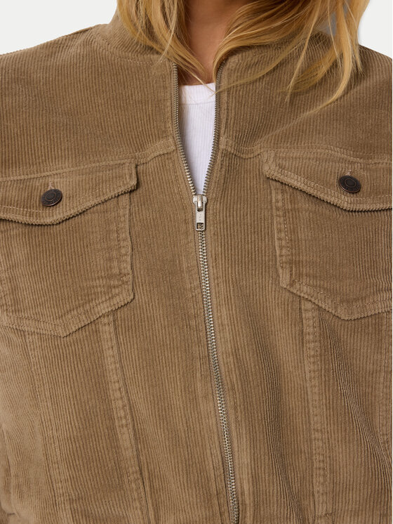 Noisy May Noisy May Преходно яке Cord Jade 27032673 Бежов Regular Fit
