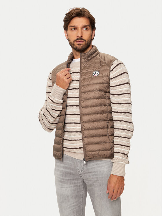 Jott Jott Mellény Tom P000MDOW04 Bézs Slim Fit