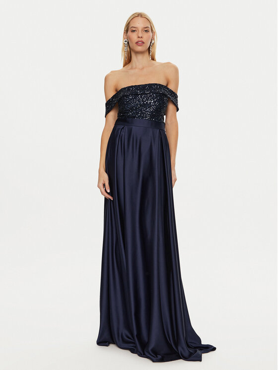 Rinascimento Rinascimento Rochie de seară CFC0120520003 Bleumarin Regular Fit