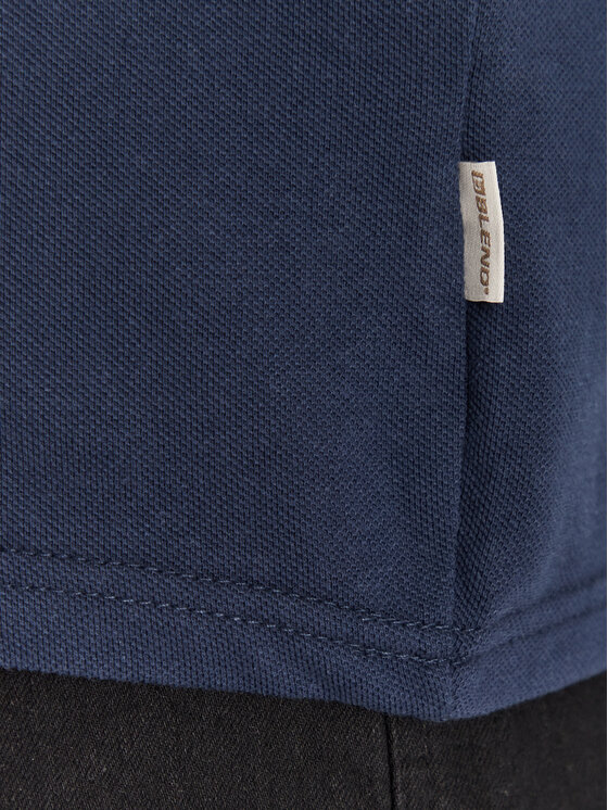 Blend Blend Polo marškinėliai 20717857 Tamsiai mėlyna Regular Fit