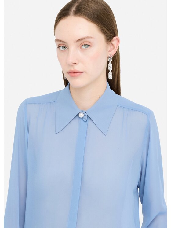 Liu Jo Liu Jo Camicia CF5302TS869X0713 Celeste Regular Fit