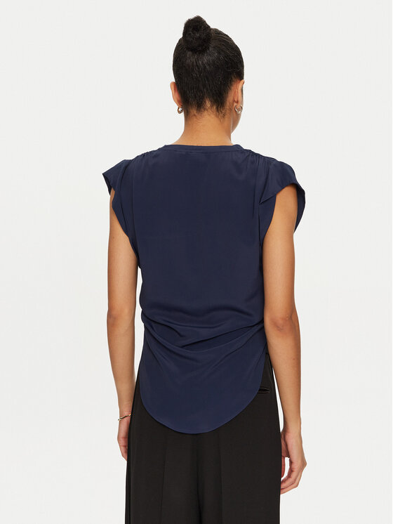 PINKO PINKO Blúz Melpomene 103113 A1O8 Sötétkék Regular Fit
