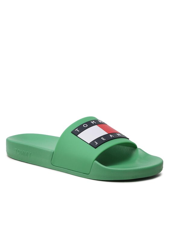 Tommy Jeans Tommy Jeans Чехли Pool Slide Ess EM0EM01191 Зелен