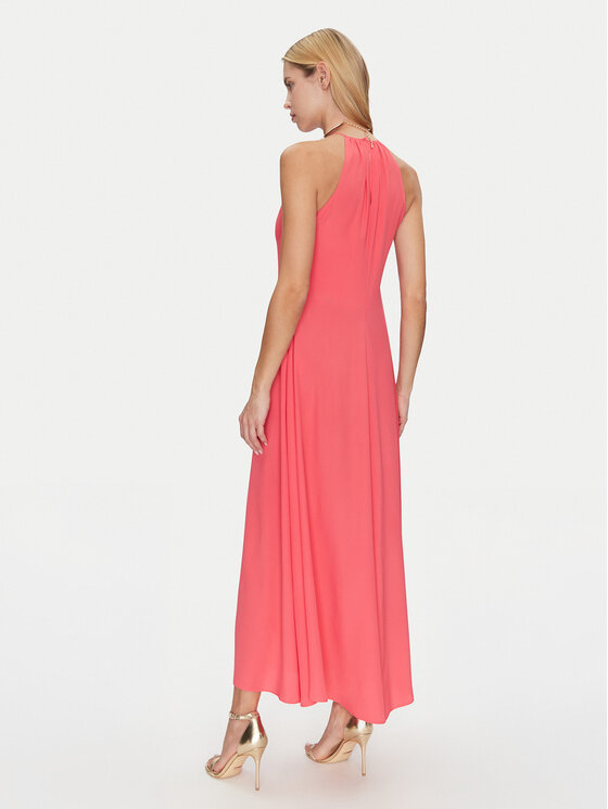 Simona Corsellini Simona Corsellini Coctailkleid P25CPAB01601 Korallenfarben Regular Fit