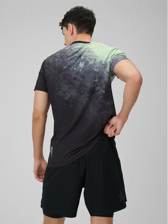 4F 4F Maglietta tecnica 4FRSS26TFTSM2288-72A Verde Regular Fit