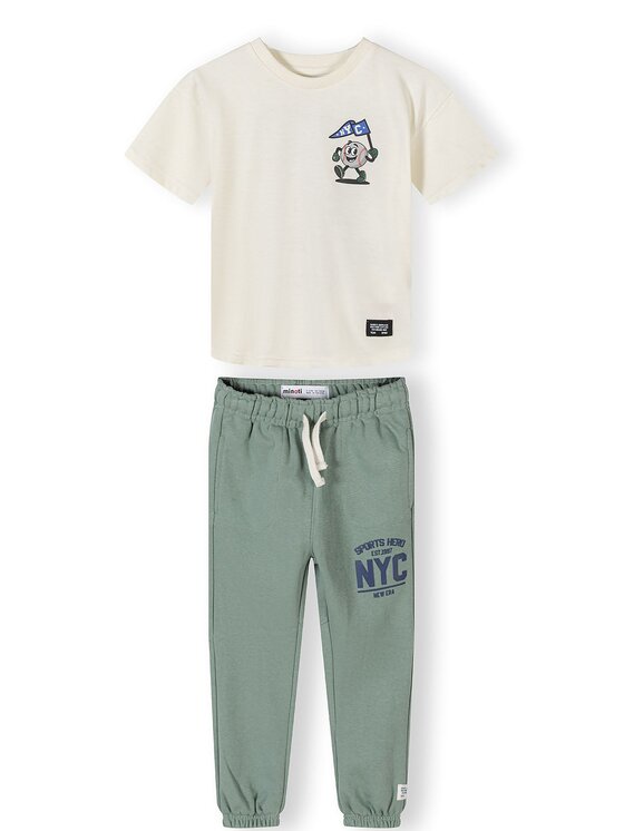 minoti minoti Zestaw 29SET201 Écru Regular Fit