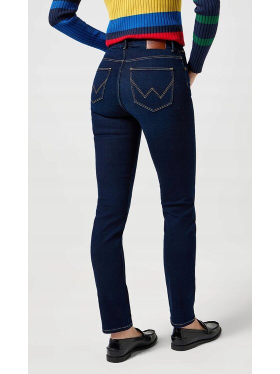Wrangler Wrangler Jeansy Slim Niebieski Slim Fit