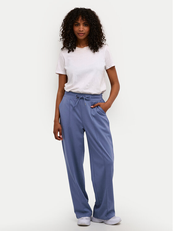 Kaffe Kaffe Spodnie materiałowe Jenny 10508621 Niebieski Relaxed Fit