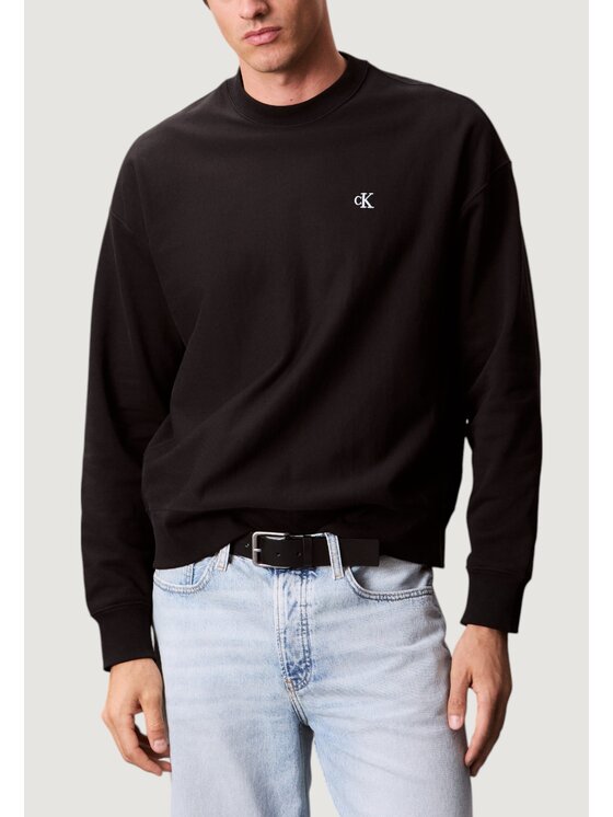 Calvin Klein Jeans Calvin Klein Jeans Μπλούζα PREMIUM TERRY MONOGR Μαύρο Premium Fit