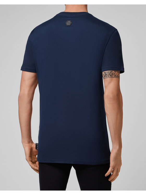 PHILIPP PLEIN PHILIPP PLEIN T-Shirt 22945 Tmavomodrá Regular Fit