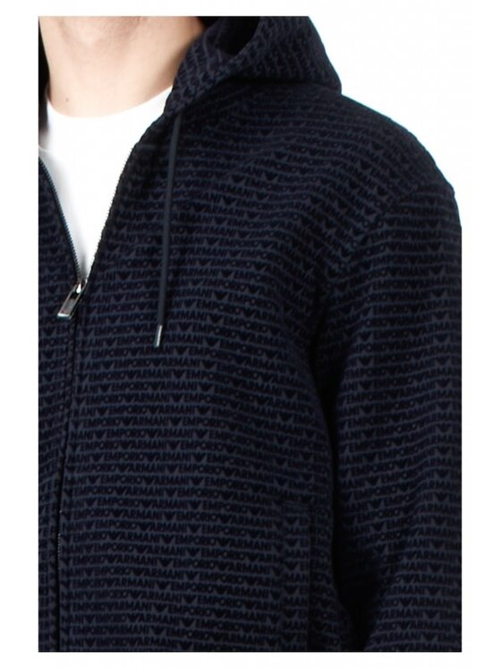 Emporio Armani Emporio Armani Mikina 6D1MB0 1JHSZ 0920 Tmavomodrá Regular Fit