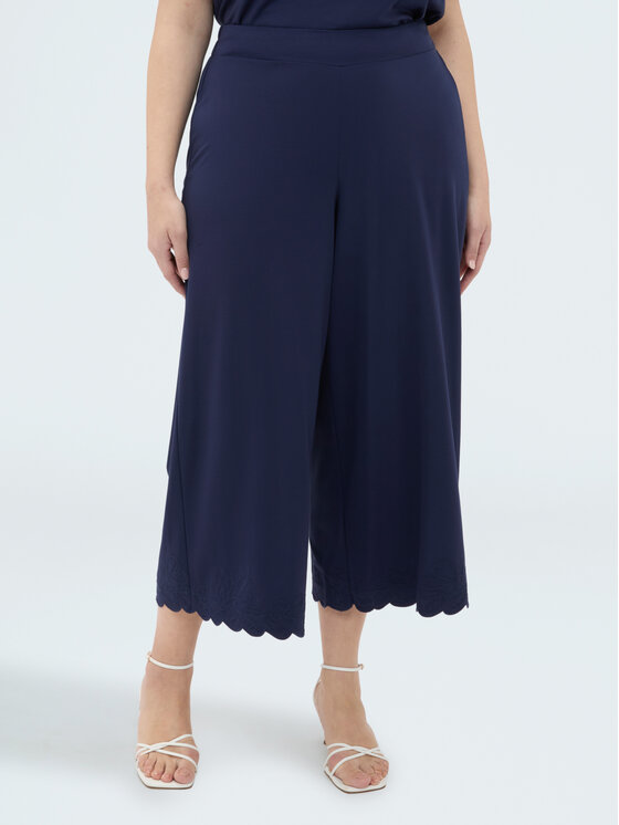 Fiorella Rubino Fiorella Rubino Pantaloni di tessuto P816L002336N034 Blu Regular Fit