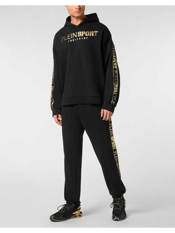 Plein Sport Plein Sport Bluza 24117 Czarny Regular Fit