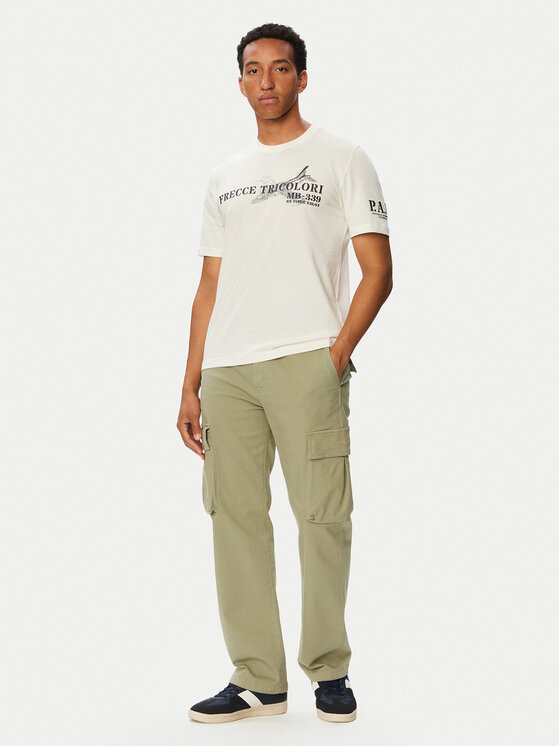 Aeronautica Militare Aeronautica Militare T-Shirt 262TS2541UJ00750 Λευκό Regular Fit