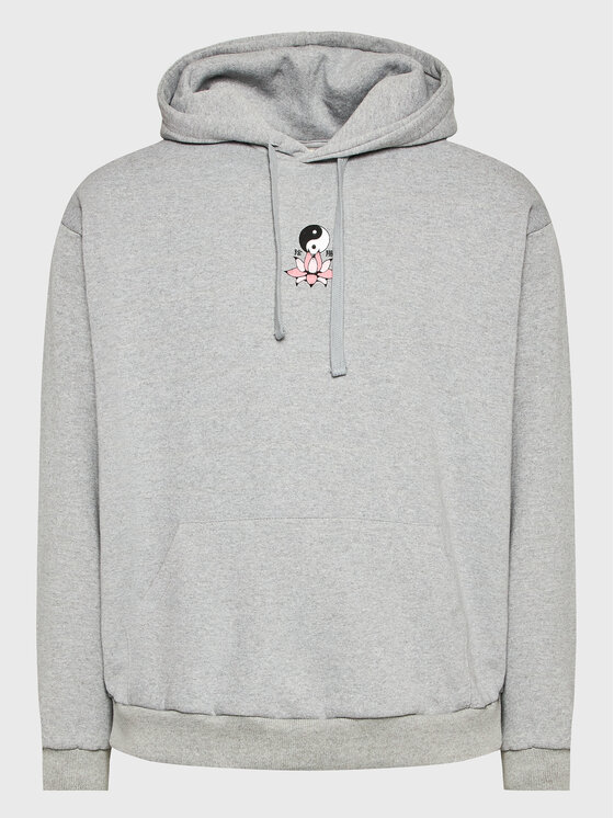 Kaotiko Džemperis Lotus Ying Yang AL041-01-G002 Pilka Relaxed Fit