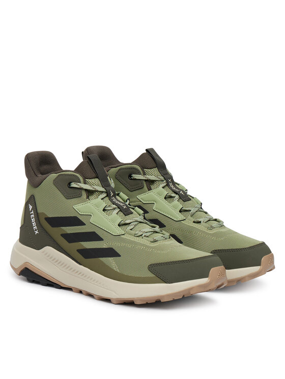 adidas adidas Туристически Terrex Anylander Mid Hiking Shoes JR6596 Зелен