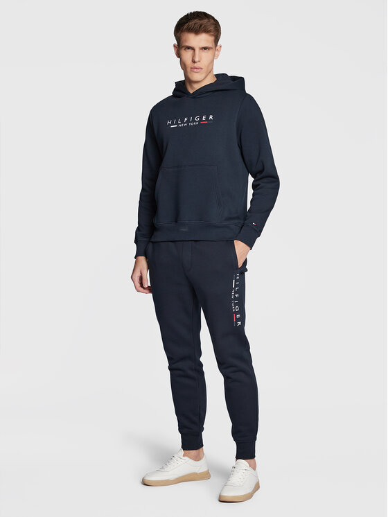 Tommy Hilfiger Tommy Hilfiger Trening New York MW0MW29730 Bleumarin Regular Fit