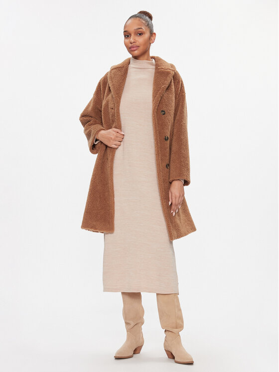 Vero Moda Vero Moda Kootud kleit 10293849 Ekrüüvärv Regular Fit