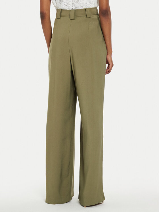 Morgan Morgan Palazzo hlače 242-PVADIA Zelena Loose Fit