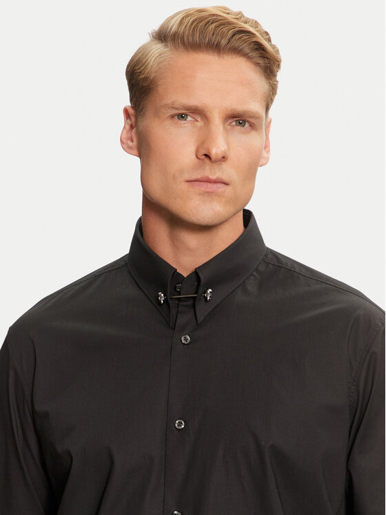 HUGO Hugo Camicia Vikko 50524838 Nero Modern Fit