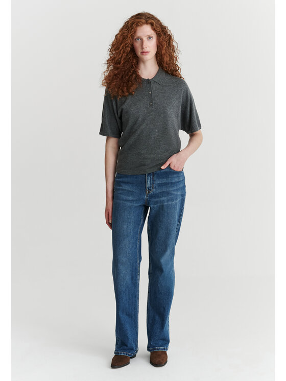 TATUUM TATUUM Bluzka SOBA Szary Loose Fit