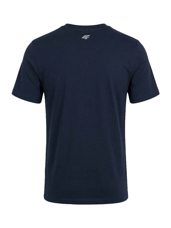 4F 4F T-Shirt 4FWSS26TTSHM3947-31S Granatowy Regular Fit