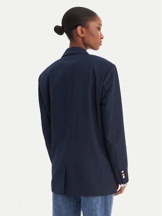 Tommy Jeans Tommy Jeans Sakko DW0DW22601 Dunkelblau Boyfriend Fit