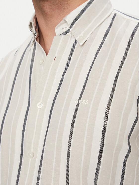 BOSS BOSS Camicia Ricoplus 50559324 Grigio Regular Fit