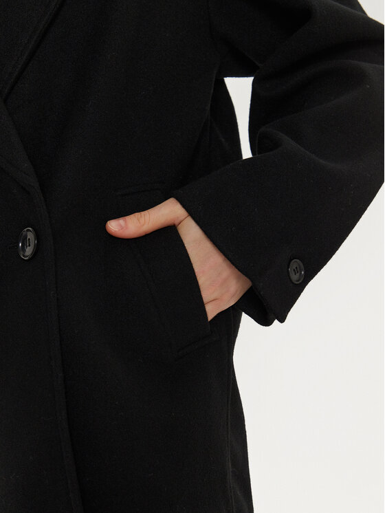 Gina Tricot Gina Tricot Cappotto di transizione 22830 Nero Regular Fit