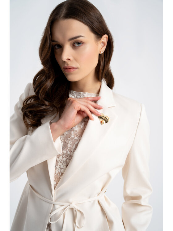 CLICK CLICK Σακάκι 70-953 Εκρού Regular Fit