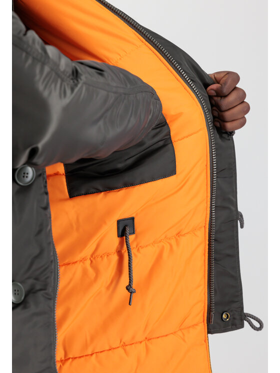 Alpha Industries Alpha Industries Zimné bundy AI.103141-136-M Sivá Regular Fit