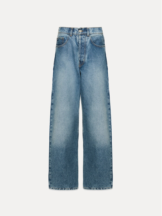 La Mania La Mania Jeansy UMI Modrá Basic Fit
