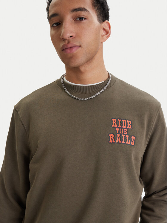 Element Element Sweatshirt Timber Boxcar Cr ELYSF00312 Khakifarben Regular Fit