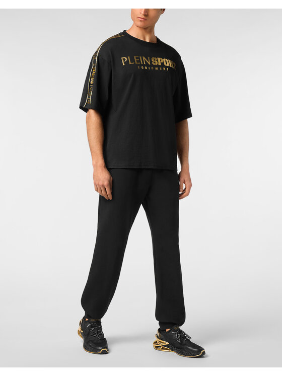 Plein Sport Plein Sport T-Shirt 24103 Czarny Regular Fit