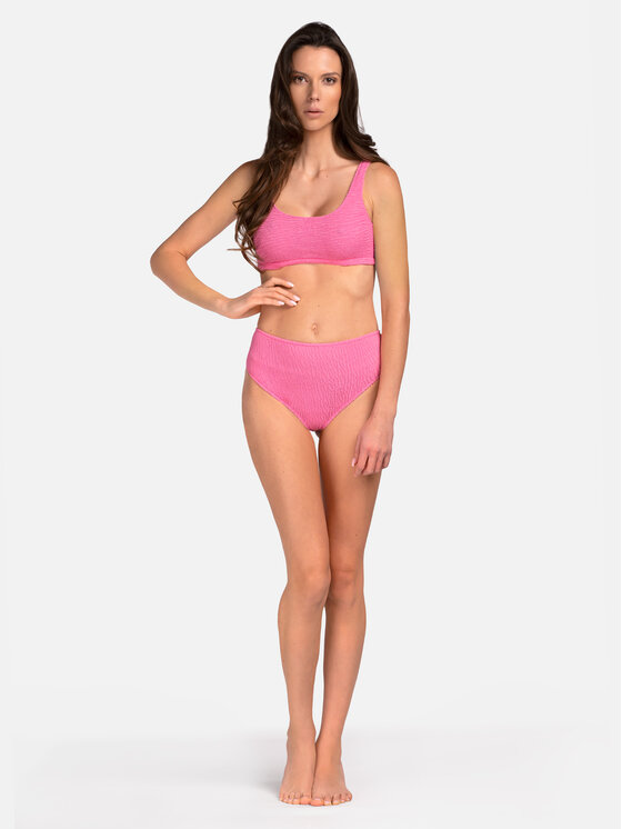 Miss Lou Miss Lou Bikini pezzo sopra G-SP1-R Rosa