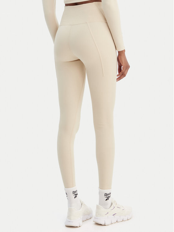 Reebok Reebok Legginsy Reebok x Ewa Chodakowska RK25619CCW Beżowy Slim Fit