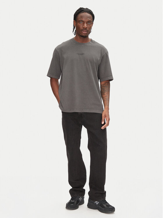 G-STAR G-Star Raw T-Shirt Overdyed D24780-C756 Czarny Boxy Fit