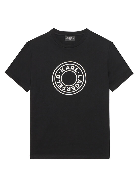 Karl Lagerfeld Kids Karl Lagerfeld Kids T-shirt Z30235 D Crna Regular Fit