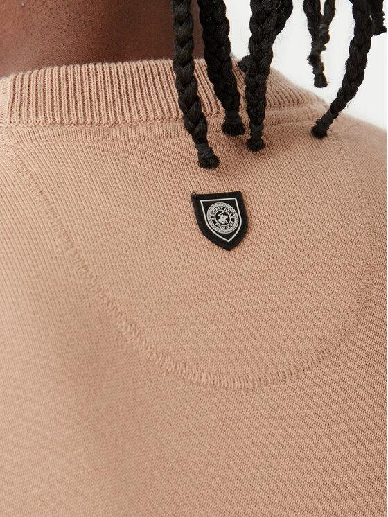 Beverly Hills Polo Club Beverly Hills Polo Club Tricou M7611-HR Bej închis Regular Fit