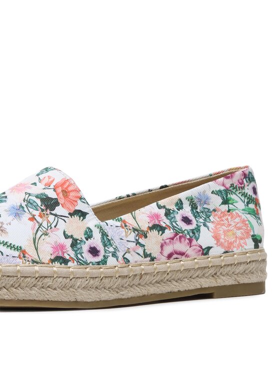 DeeZee DeeZee Espadryle WSS990-103 Biały