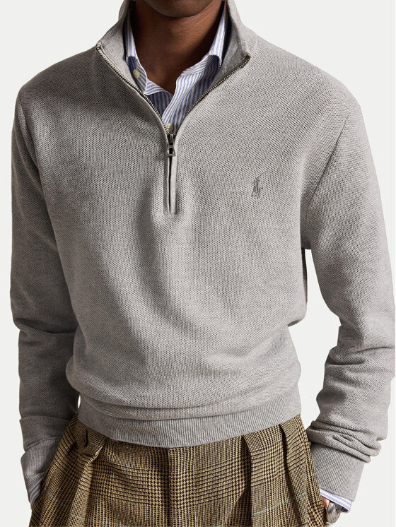 Polo Ralph Lauren Polo Ralph Lauren Pulover 710B18060009 Gri deschis Regular Fit